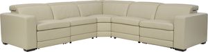 Signature Design by Ashley® Texline 5-Piece Sand Power Reclining Sectional