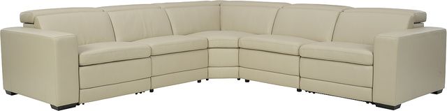 Signature Design by Ashley® Texline Sand 5-Piece Power Reclining Sectional 0