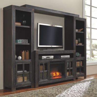 Signature Design by Ashley® Gavelston LG TV Stand With Fireplace Option 4