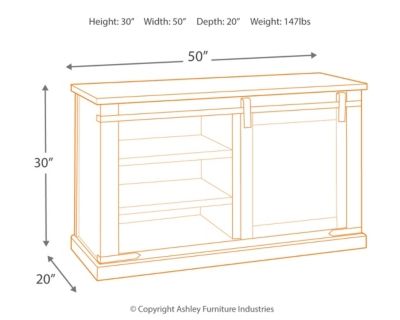 Signature Design by Ashley® Budmore 50" TV Stand 3