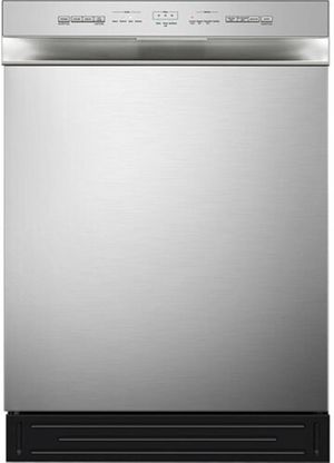 Midea® 24" Stainless Steel Front Control Built In Dishwasher