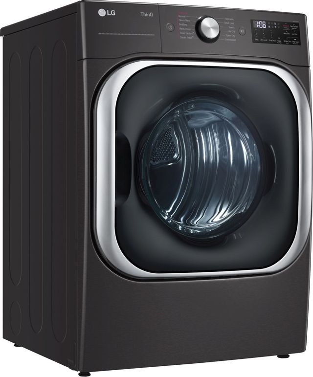 LG 9.0 Cu. Ft. Black Steel Front Load Electric Dryer 3