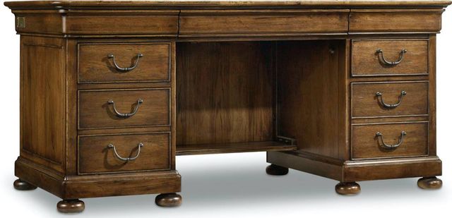 Hooker® Furniture Archivist Brown Executive Desk-0