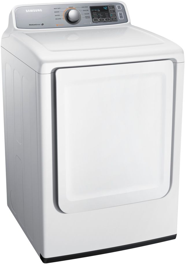 Samsung 7.4 Cu. Ft. White Front Load Gas Dryer 1