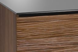 Salamander Designs® Chameleon Denver Medium Walnut Low Profile 345M With TV Mount Speaker Integrated Cabinet 13