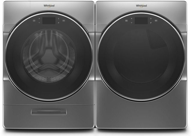 Whirlpool® Chrome Shadow Laundry Pair