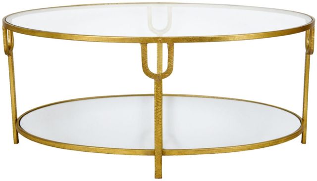Zeugma Imports Gold Coffee Table-2