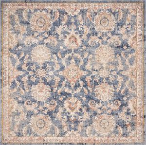 KAS Rugs Manor Demin Chester 7' Square Rug