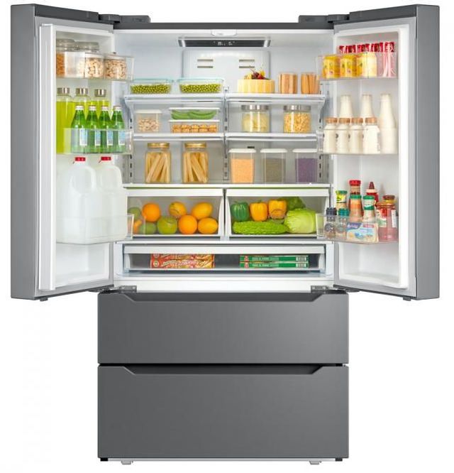 Verona® 22.5 Cu. Ft. Stainless Steel Counter Depth French Door Refrigerator 2