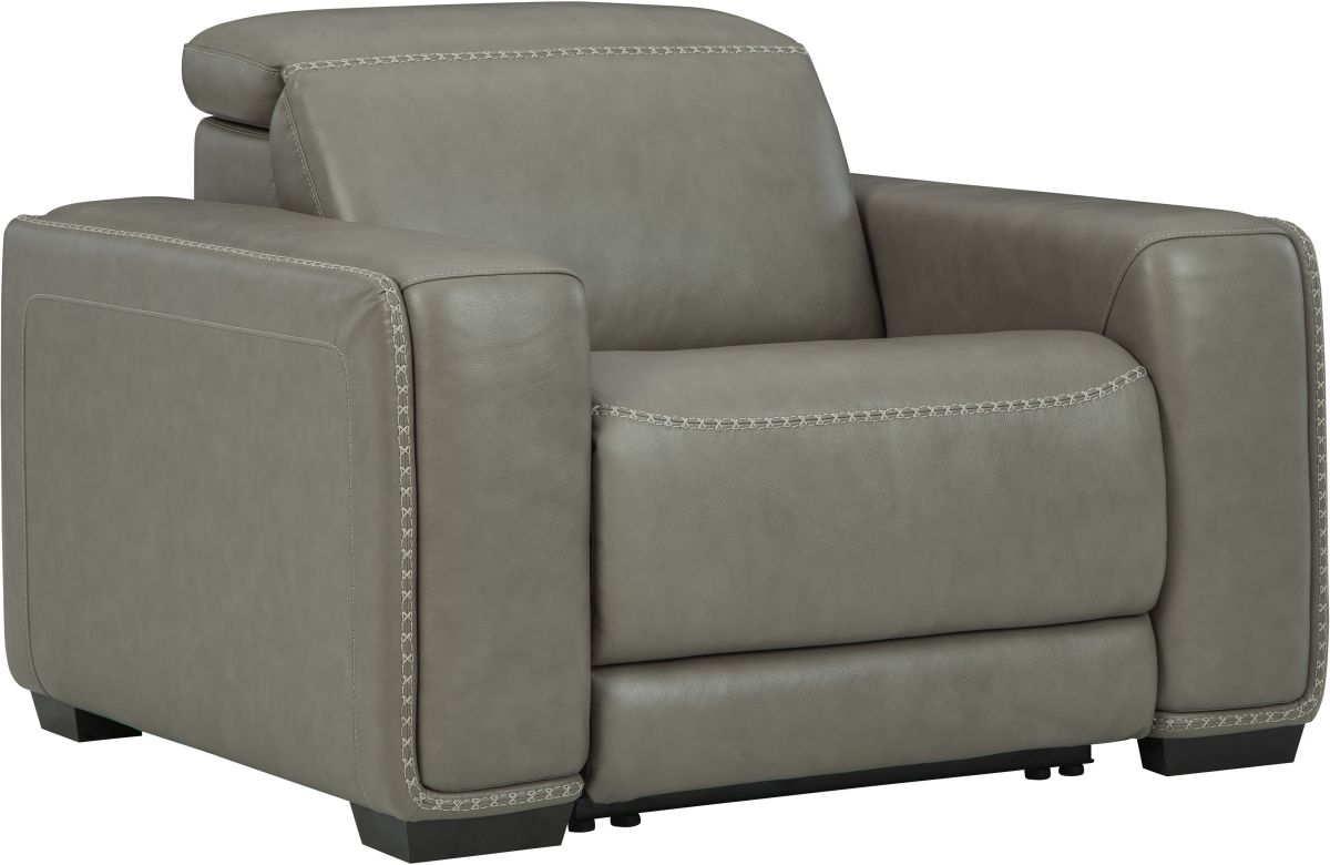 Signature Design by Ashley® Correze Gray Recliner with Power