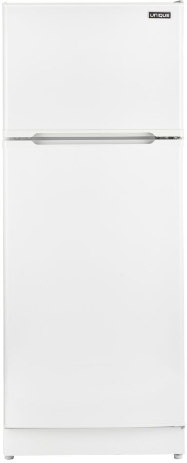 Unique® Appliances 14.0 Cu. Ft. White Standard Depth Freestanding Liquid Propane Top Freezer Refrigerator 0