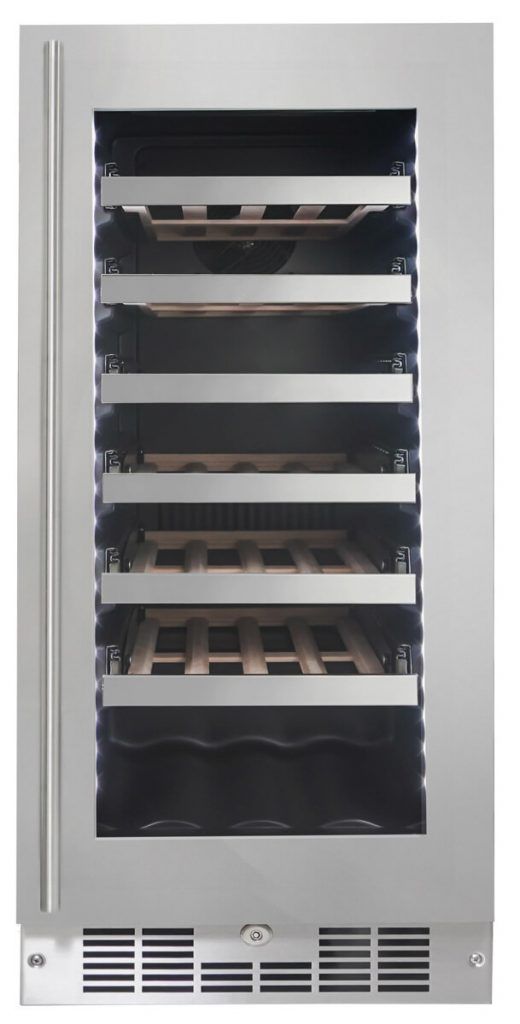 Silhouette® Tuscany 3.1 Cu Ft. Stainless Steel Wine Cooler 1
