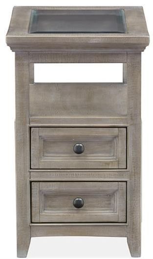 Magnussen Home® Paxton Place Dovetail Grey Chairside End Table