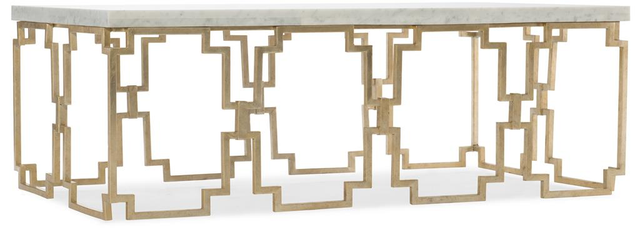 Hooker Furniture® Evermore Kalala White Marble Cocktail Table-0