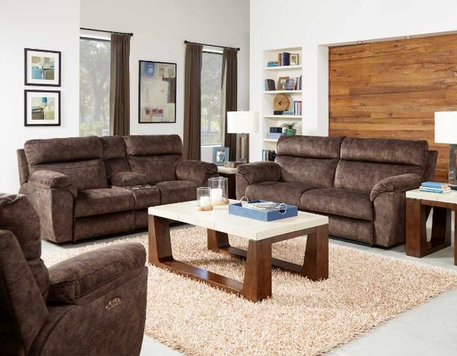 Catnapper® Sedona Mocha Power Lay Flat Reclining Sofa 1