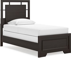 Signature Design by Ashley® Covetown Dark Brown Twin Panel Bed