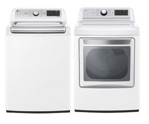 LG Laundry Pair Package 553 WT7400CW-DLE7400WE