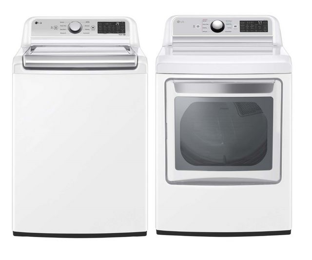 LG Laundry Pair Package 553 WT7400CW-DLE7400WE-0