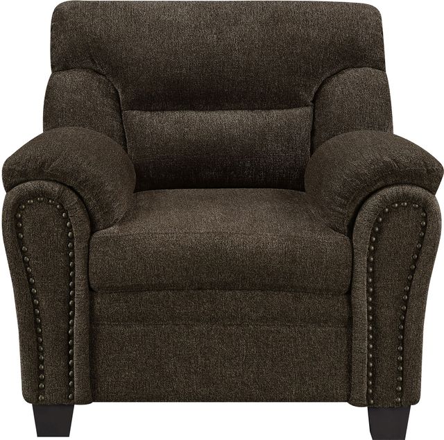 Coaster® Clementine Brown Accent Chair-0