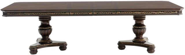 Homelegance® Russian Hill Cherry Double Pedestal Dining Table 1