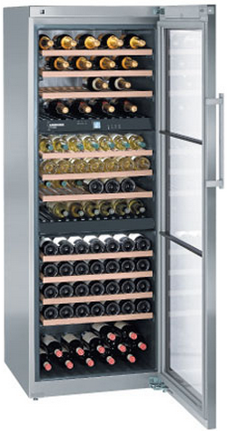 Liebherr 17.7 Cu. Ft. Stainless Steel Wine Cooler 1