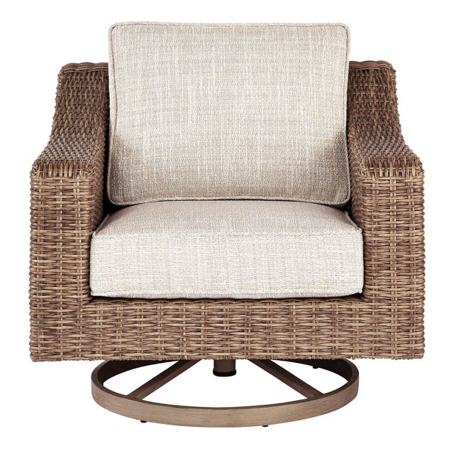 Signature Design by Ashley® Beachcroft Beige Swivel Lounge Chair