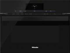 Miele PureLine 22.06" Obsidian Black Electric Built in Single Speed Oven