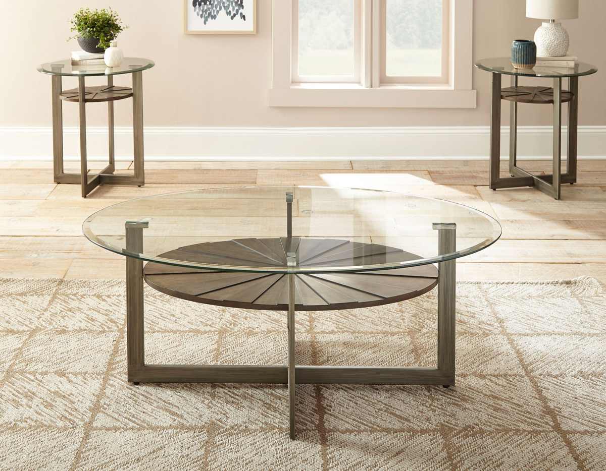 Steve Silver Co.® Olson 3-Piece Honey Living Room Table Set