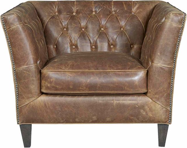 Universal Explore Home™ Duncan Sheridan Chestnut All Leather Chair-1