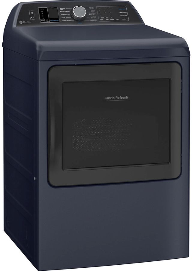 GE Profile™ 7.3 Cu. Ft. Sapphire Blue Electric Dryer 1