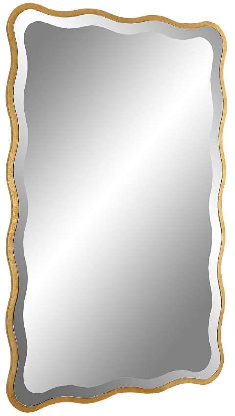 Uttermost® Aneta Gold Scalloped Mirror