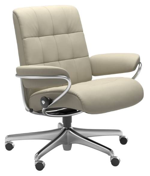 Stressless® by Ekornes® London Low-Back Home Office Chair