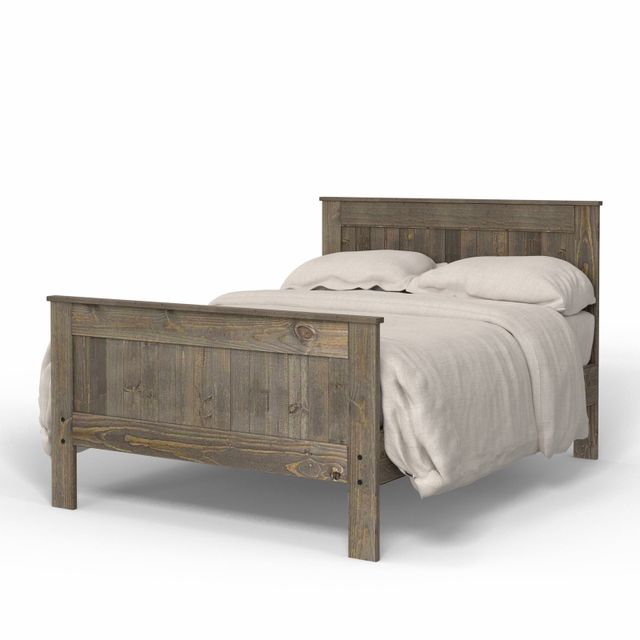 Pine Crafter Furniture Walnut Full Mate's Bed-1