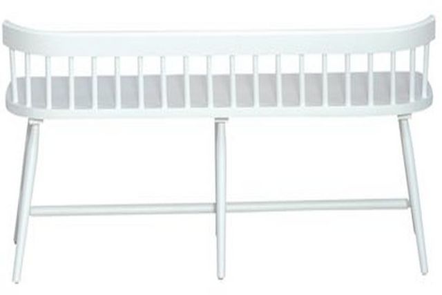 Liberty Palmetto Heights Two-Tone Shell White Bed Bench-2