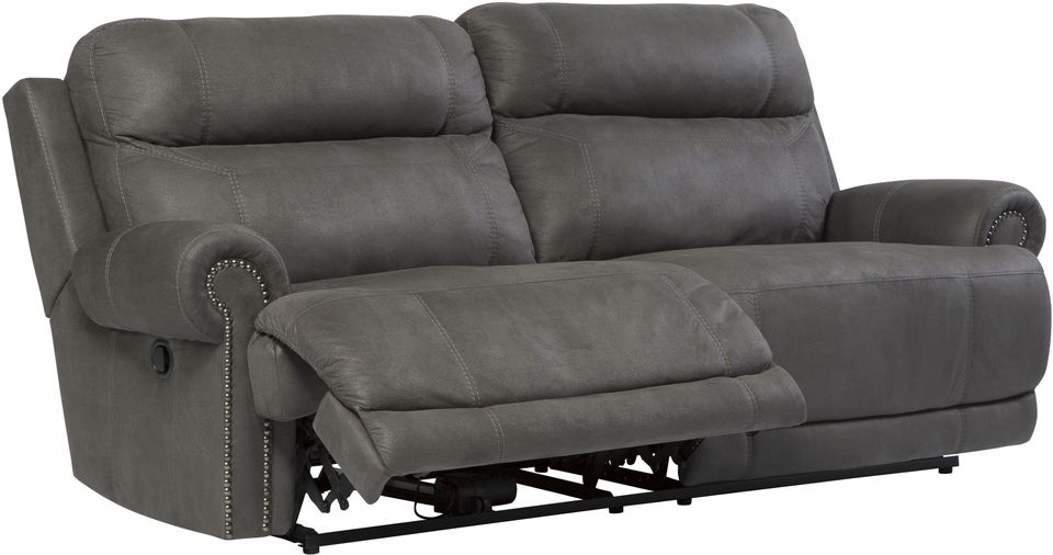 Signature Design by Ashley® Austere Gray Two Seat Reclining Sofa