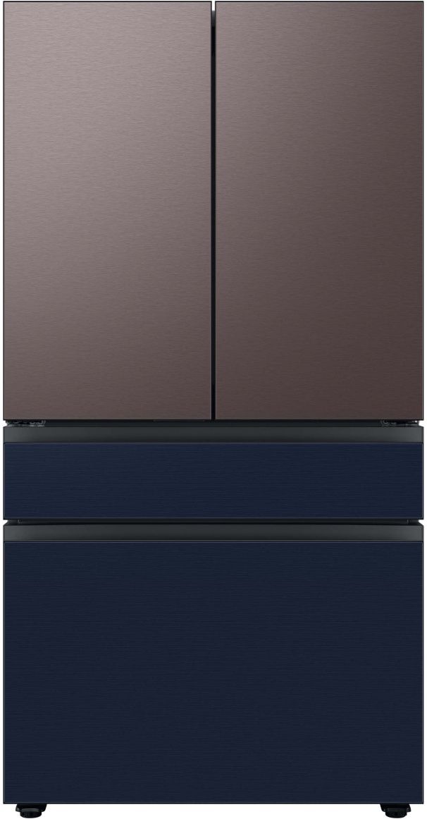 Samsung Bespoke 36" Navy Steel French Door Refrigerator Bottom Panel 10