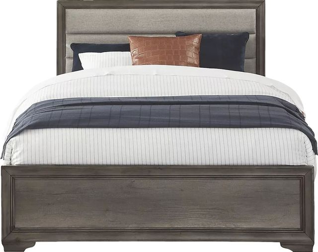 Marlow Gray King Panel Bed-0