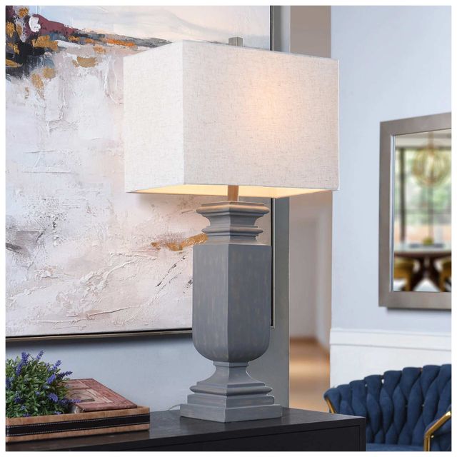Style Craft Maverick Grey Table Lamp-2