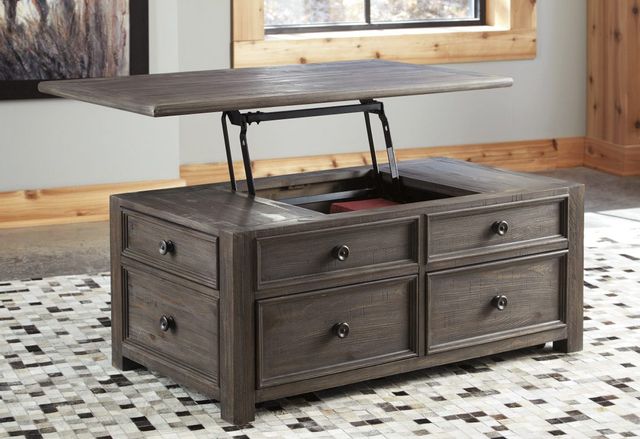 Signature Design by Ashley® Wyndahl Rustic Brown Lift Top Coffee Table 6