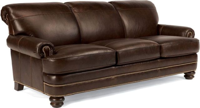 Flexsteel® Bay Bridge Brown Sofa