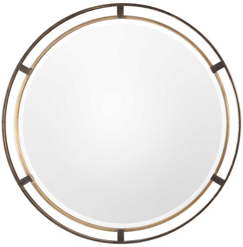 Uttermost® by Grace Feyock Carrizo Bronze Round Mirror