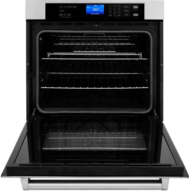 ZLINE Kitchen Package with Refrigeration, 30" Stainless Steel Rangetop, 30" Single Wall Oven, 30" Microwave Oven-3