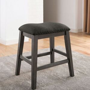 Furniture of America® Lana Gray 2-Piece Bar Stool Set