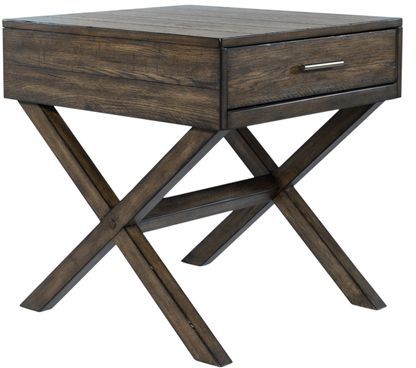 Liberty Lennox Weathered Chestnut End Table