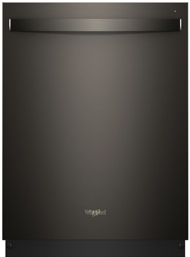Whirlpool® 24" Fingerprint Resistant Black Stainless Built In Smart Dishwasher 0