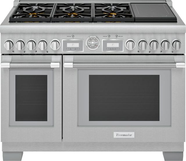 Thermador® Pro Grand® 48" Stainless Steel Pro Style Dual Fuel Range-0