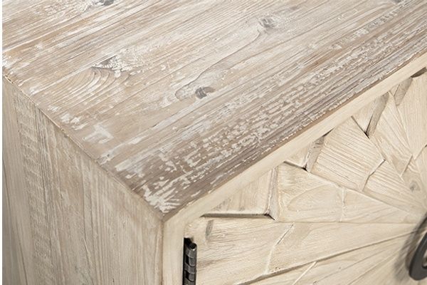 Dovetail Furniture Mabari Grey White Sideboard 2