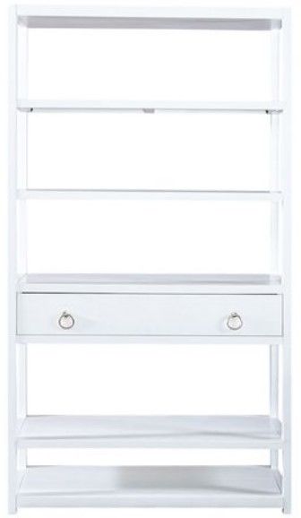 Liberty East End White Accent Bookcase-1