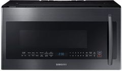 Samsung 2.1 Cu. Ft. Fingerprint Resistant Black Stainless Steel Over The Range Microwave-ME21K7010DG