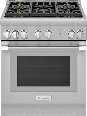 Thermador® Pro Harmony® 30" Stainless Steel Free Pro Style Dual Fuel Natural Gas Range